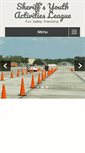 Mobile Screenshot of leecountysheriffsyouthactivitiesleague.com